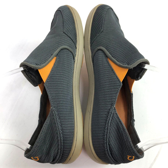 Olukai Nohea Mesh Men\'s 9 Gray Slip On Comfort Loafers Shoes main image 5